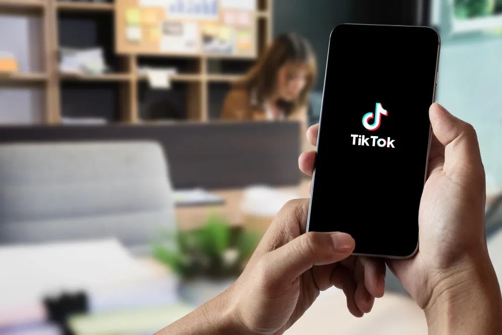 TikTok analytics dashboard showing follower growth and engagement metrics