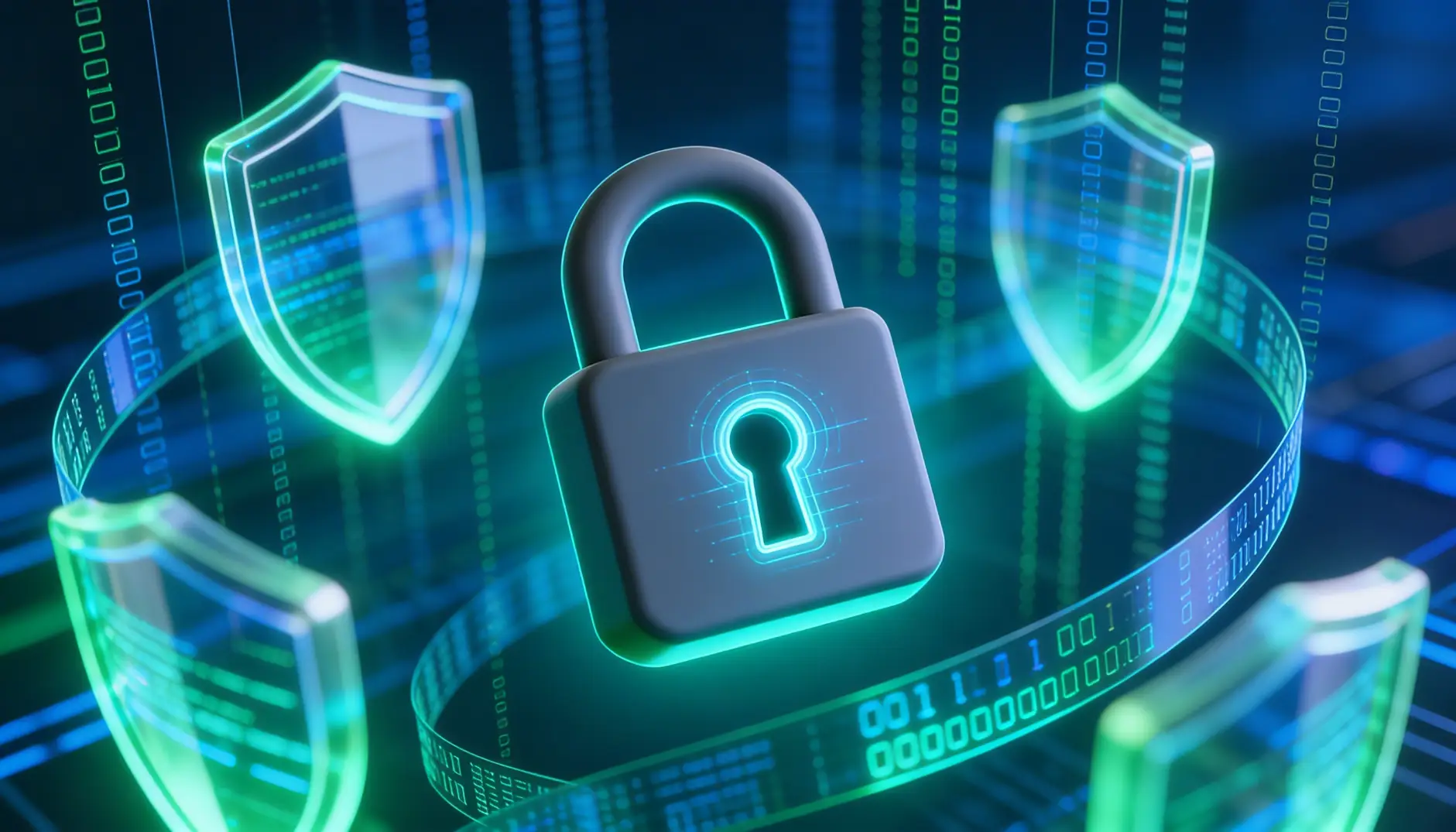 3D matte padlock representing account security and protection when using Instagram engagement services