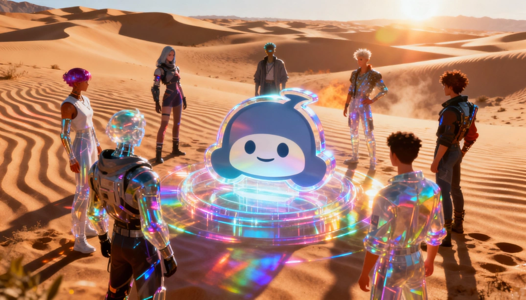 Community collaboration - diverse group building Discord server together