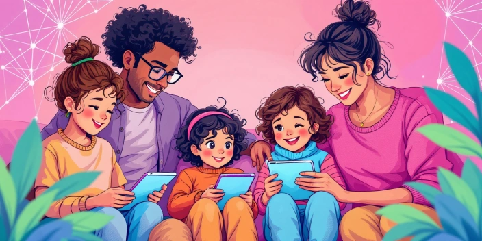 Diverse generations using social media across different platforms