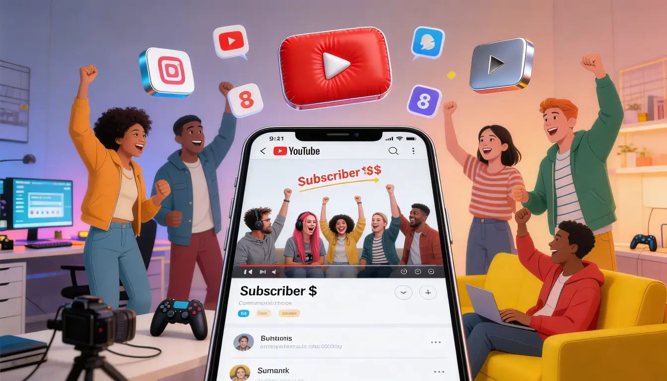 YouTube community engagement and subscriber retention showing active audience participation and growth