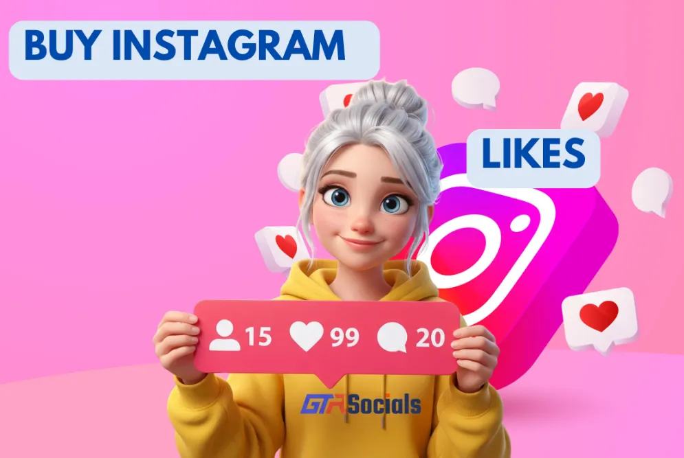 Instagram algorithm optimization showing engagement metrics, likes, and social media marketing strategy