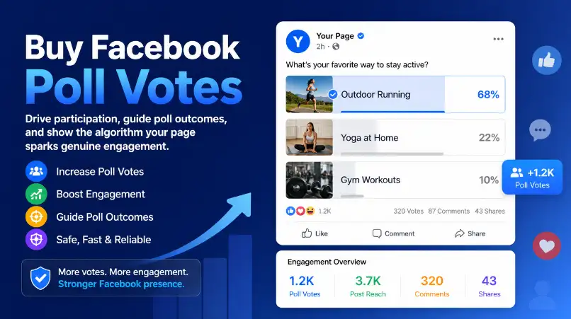 Buy Facebook poll votes to drive participation, guide poll outcomes, and show the algorithm your page sparks genuine engagement