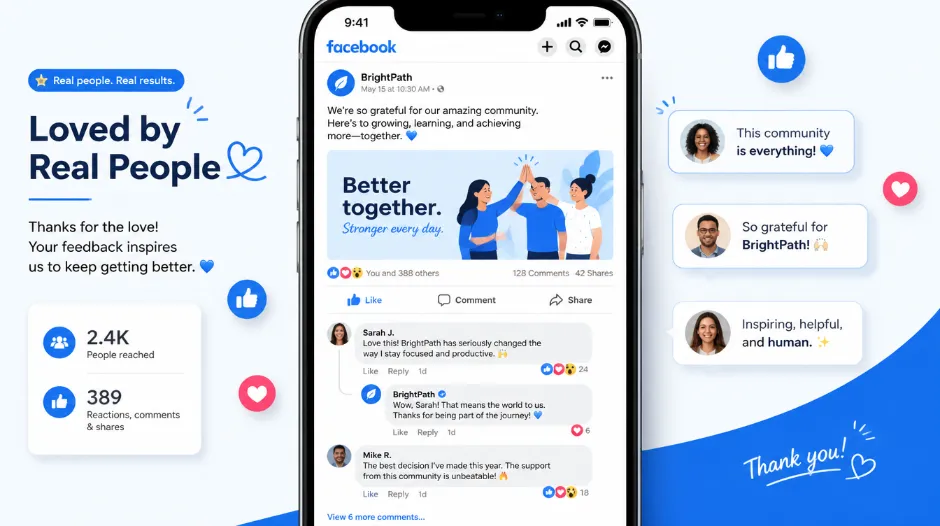 Buy Facebook custom comments to boost post engagement, social proof, and brand conversations