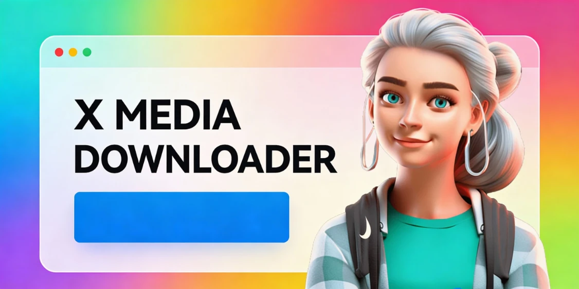 Twitter video downloader interface showing how to download and save videos from Twitter X platform in MP4 format
